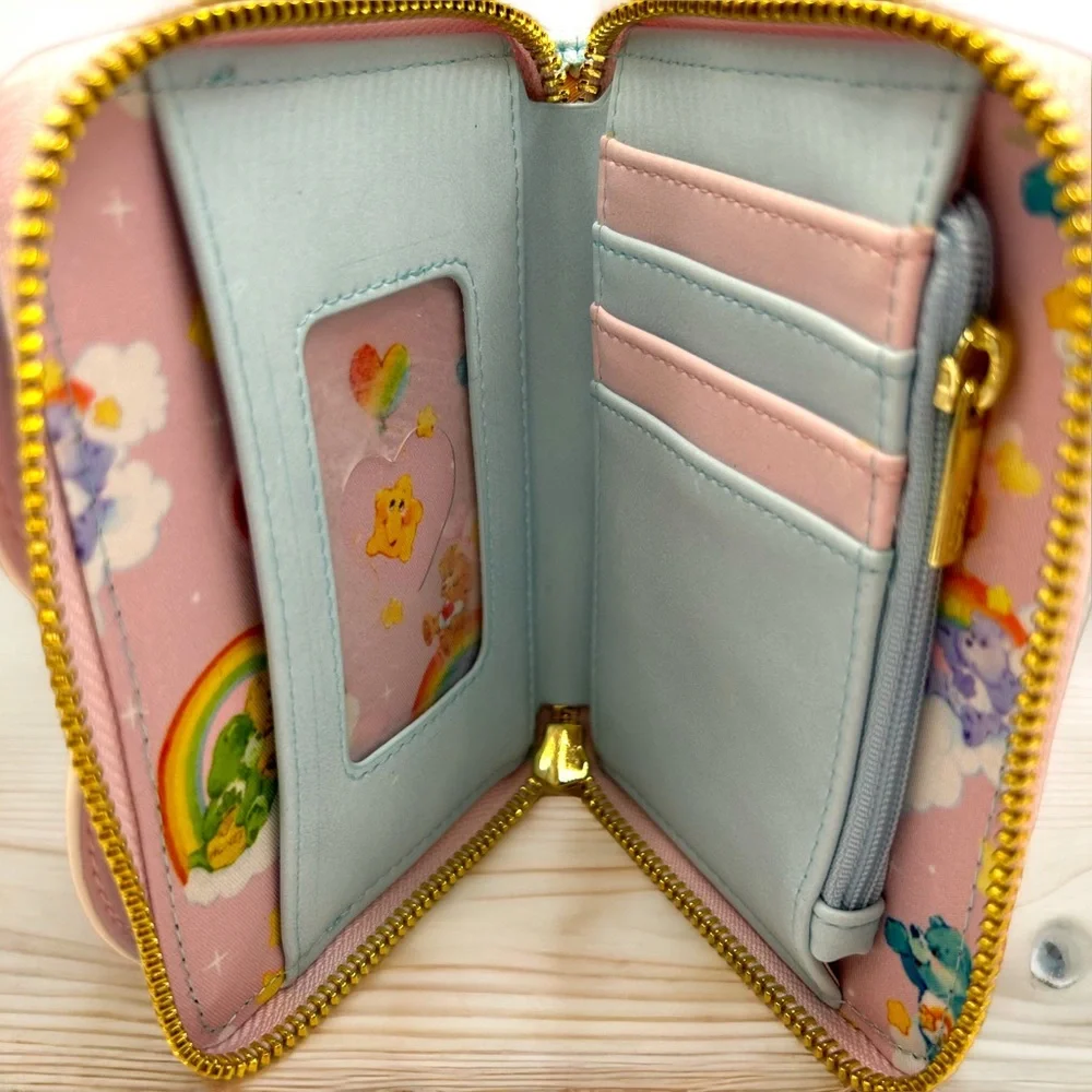 Loungefly Care Bears Cloud Party Zip Around Wallet